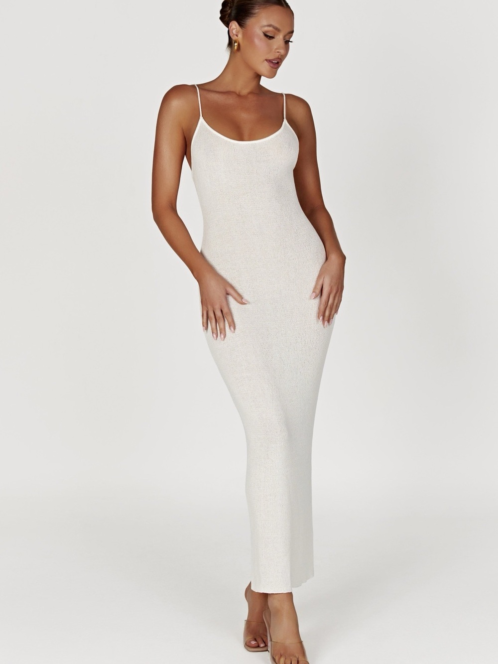 Meshki Off-White Knit Camisole